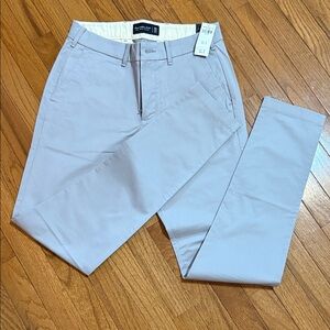 NWT Abercrombie & Fitch Men's Light Gray Pants 30x34